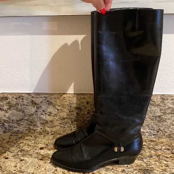 Vintage Salvatore Ferragamo for Saks Fifth Avenue Leather Boots - Picture 3 of 15